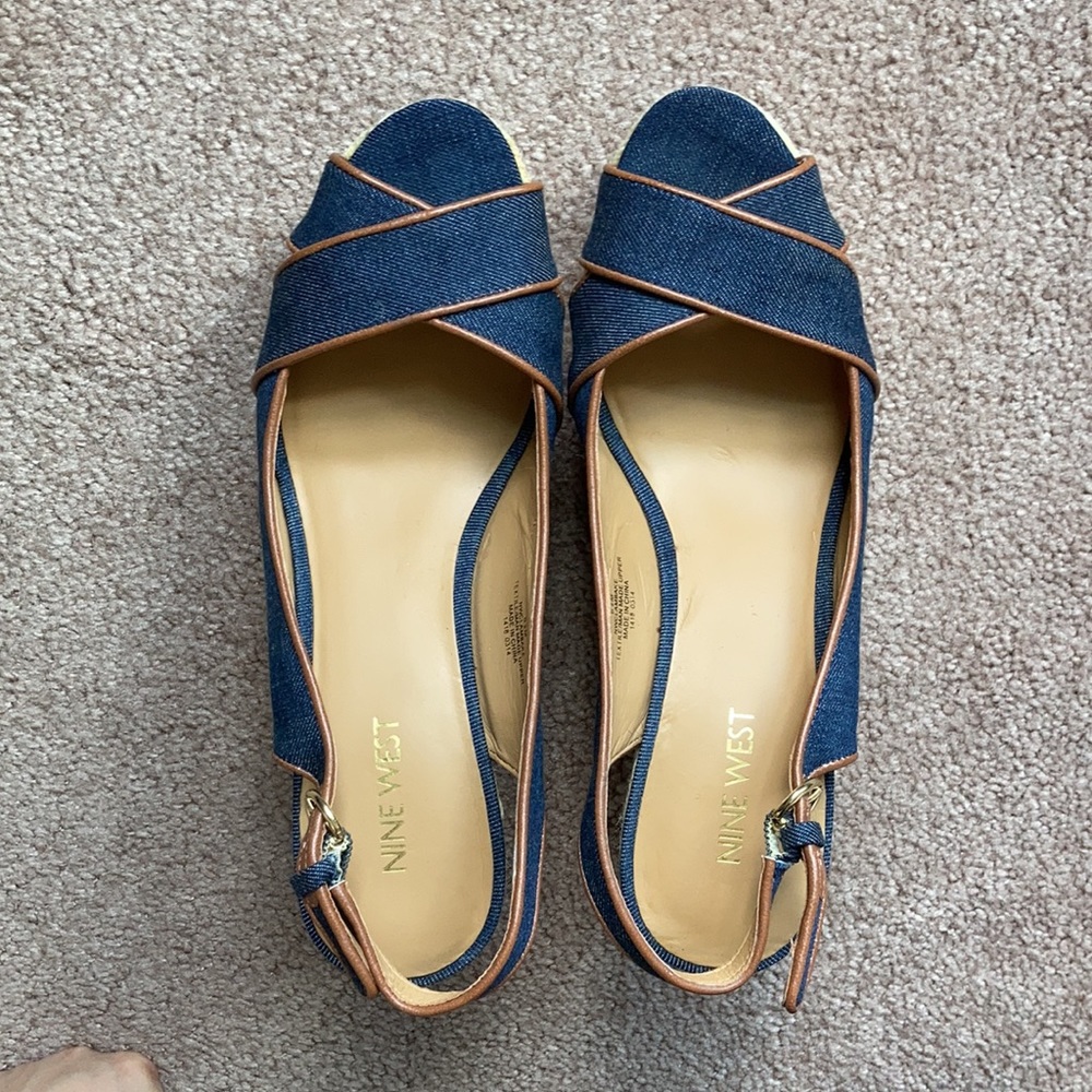 Nine Weet Demin Sandles